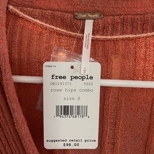 Free People distressed cardigan. Size small